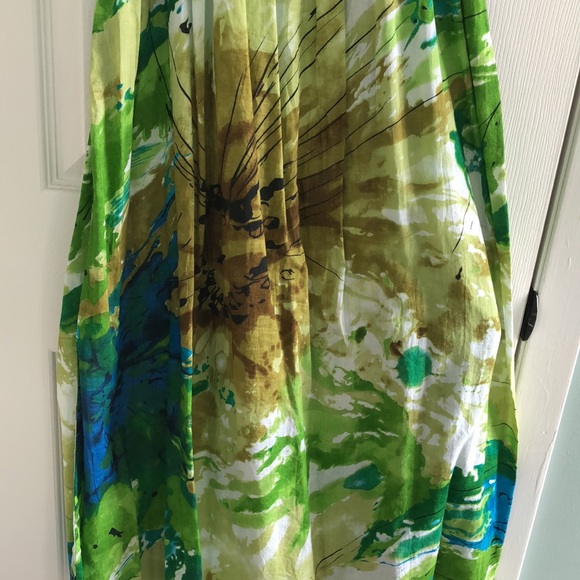 Lightweight Maxi Sundress 100% Cotton by Speed Control New York Like New - Picture 9 of 10